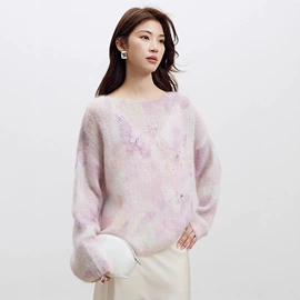 女式针织衫;毛衣;时尚休闲套装