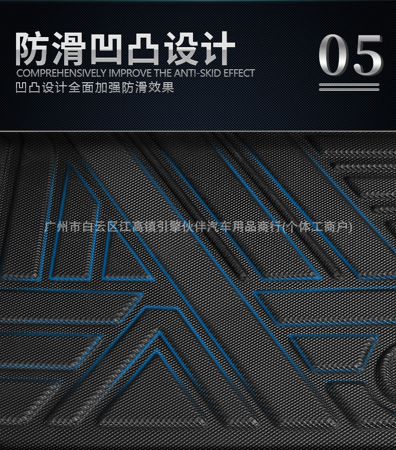 Suitable for 2026 Dongfeng eπ008 car floor mats, TPE trunk mat, wear-resistant backrest mat, carbon fiber pattern front compartment mat