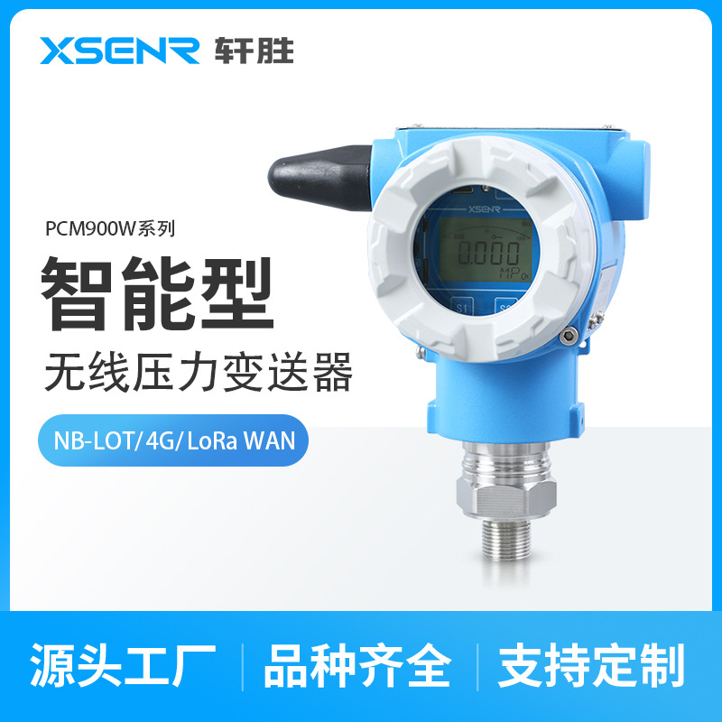 PCM900W LoRaWAN无线通信压力传感器 防爆电池供电无线压力变送器
