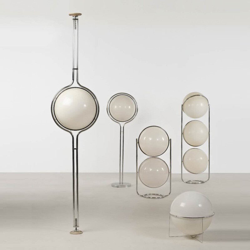 Nordic Art Bauhaus Medieval Ball Floor Lamp Living Room Sofa Simple Bedside Lamp Designer Decorative Standing Lamp