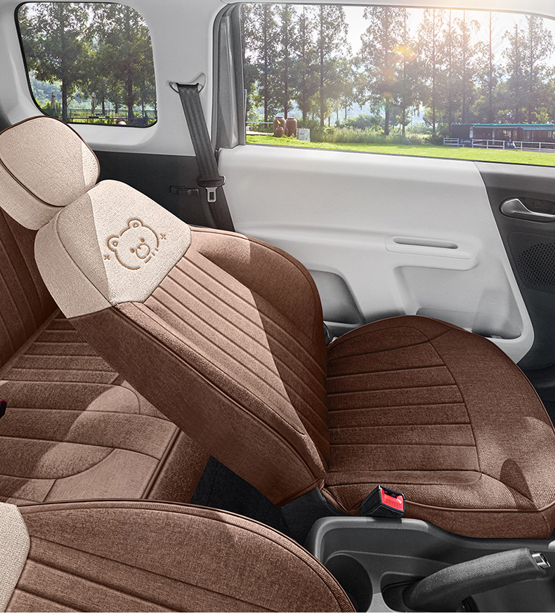 25 Changan Glutinous Corn Special Seat Covers, Linen, Cotton and Linen Fabrics, All-Inclusive Seat Cushions, Four-Season Car Mats, Car Seat Covers