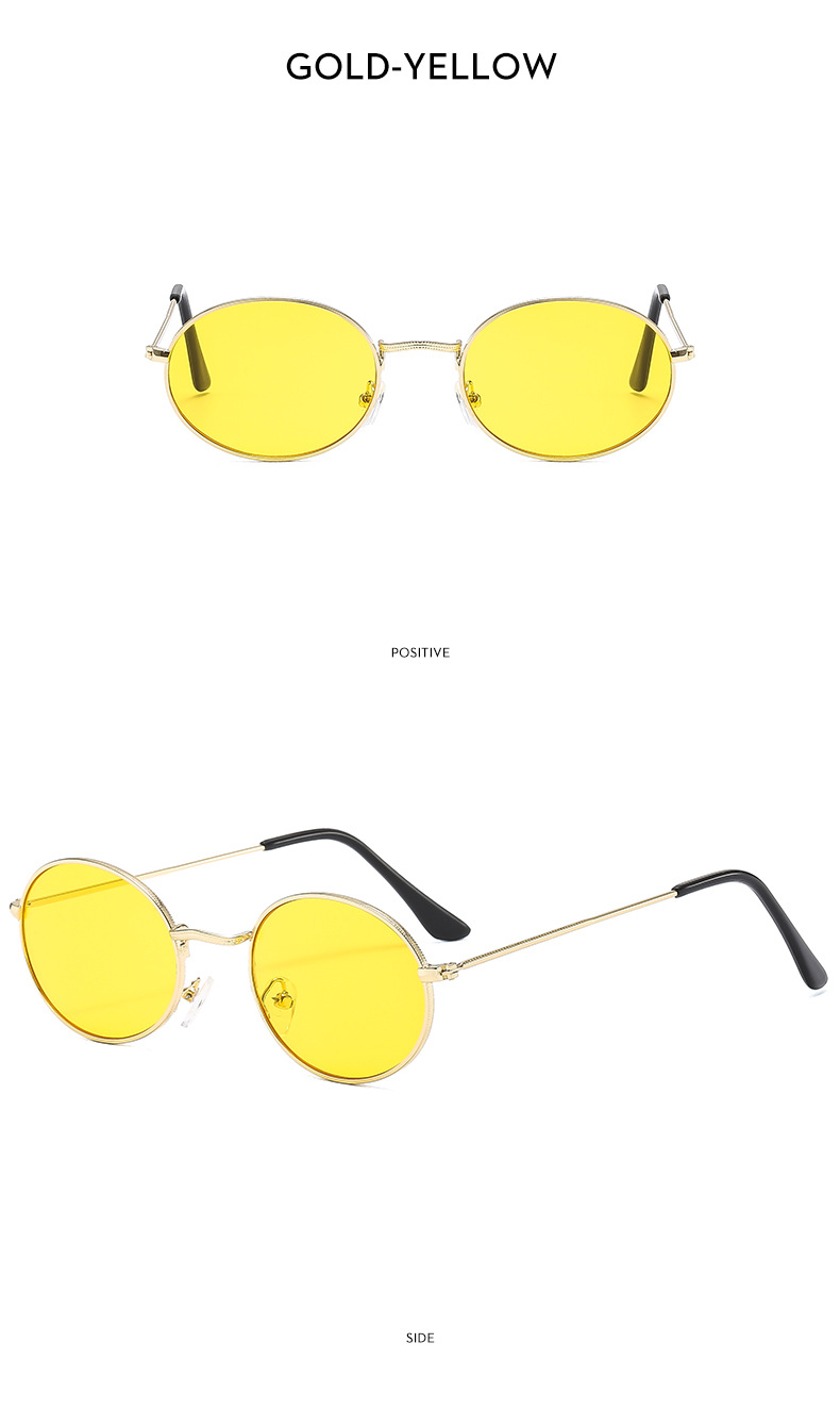 13g Weight Full Frame Glasses Structure Sunglasses Classification PC, UV400 Protection Lens Material Oval Frame Glasses Style Outdoor, Travel Occasion Solid Color Pattern Unisex Gender Streetwear Style Streetwear Solid Color PC UV400 Protection Oval Frame Full Frame Men's Sunglasses 18