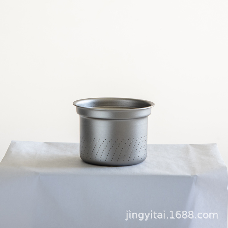 Juego de Té de Viaje de Titanio Set de 1 Tetera y 3 Tazas de Titanio Puro Ultraligero Portátil para Viajes y Camping image 4