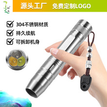 365nm紫光灯鉴定珠宝原石专用鉴别翡翠的手灯3光源玉石鉴定手电筒