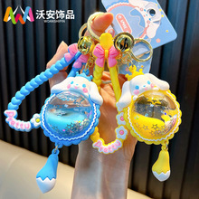 入油玉桂狗梦幻精灵球钥匙扣可爱水晶球背包挂件汽车钥匙链小礼品