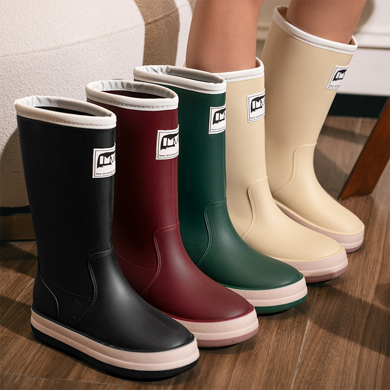 Children's Rain Boots for Boys and Girls, Outdoor Family Shoes, Waterproof, Non-Slip, Lightweight Rubber Shoes, Water Shoes, Soft-Soled Rain Boots, Comfortable Kidsren's Style