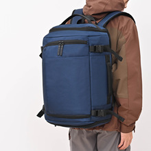 旅行双肩新款扩容大容量商务出勤背包电脑包多功能旅游出差行李包