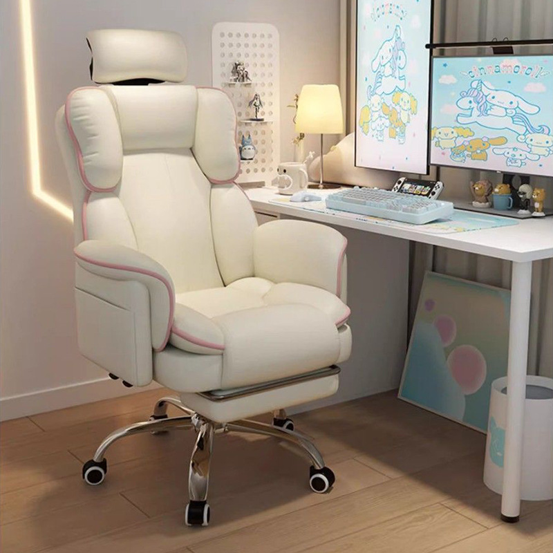 Silla de juego de deportes eléctricos, silla giratoria, silla de respaldo para el estudio doméstico, silla de computadora