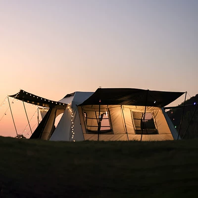 Çadırlar — double-layer thickened rainproof multi-person