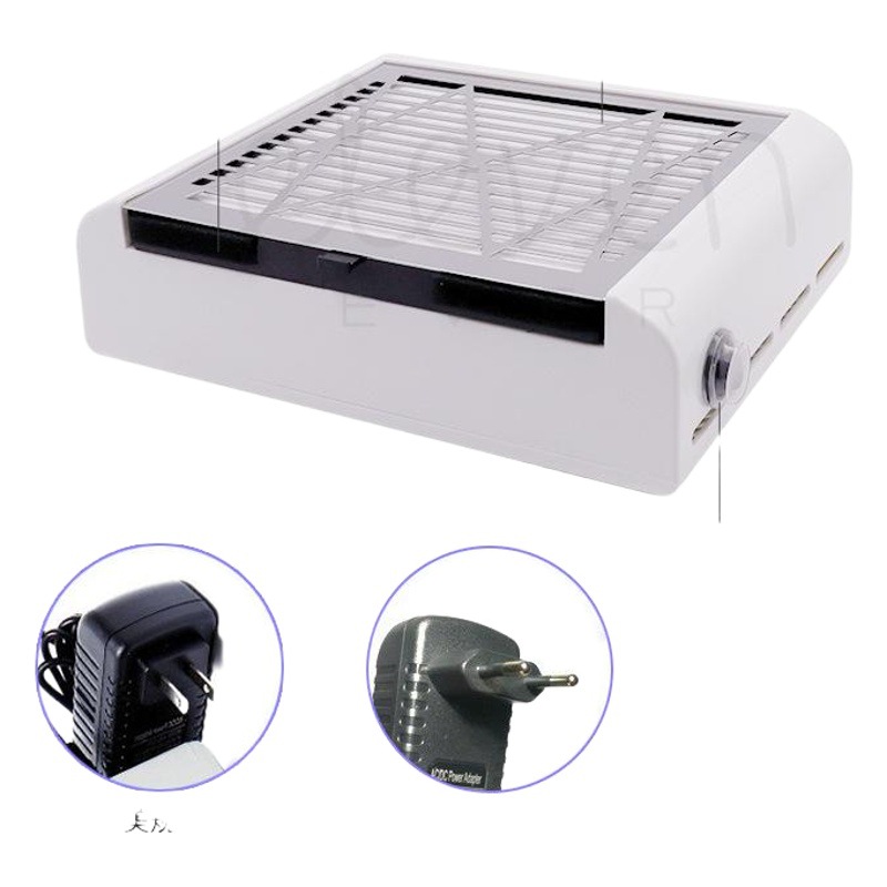 Aspirador de manicura fábrica al por mayor de alta potencia filtro japonés pulido máquina de polvo de uñas manicura aspiradora de escritorio