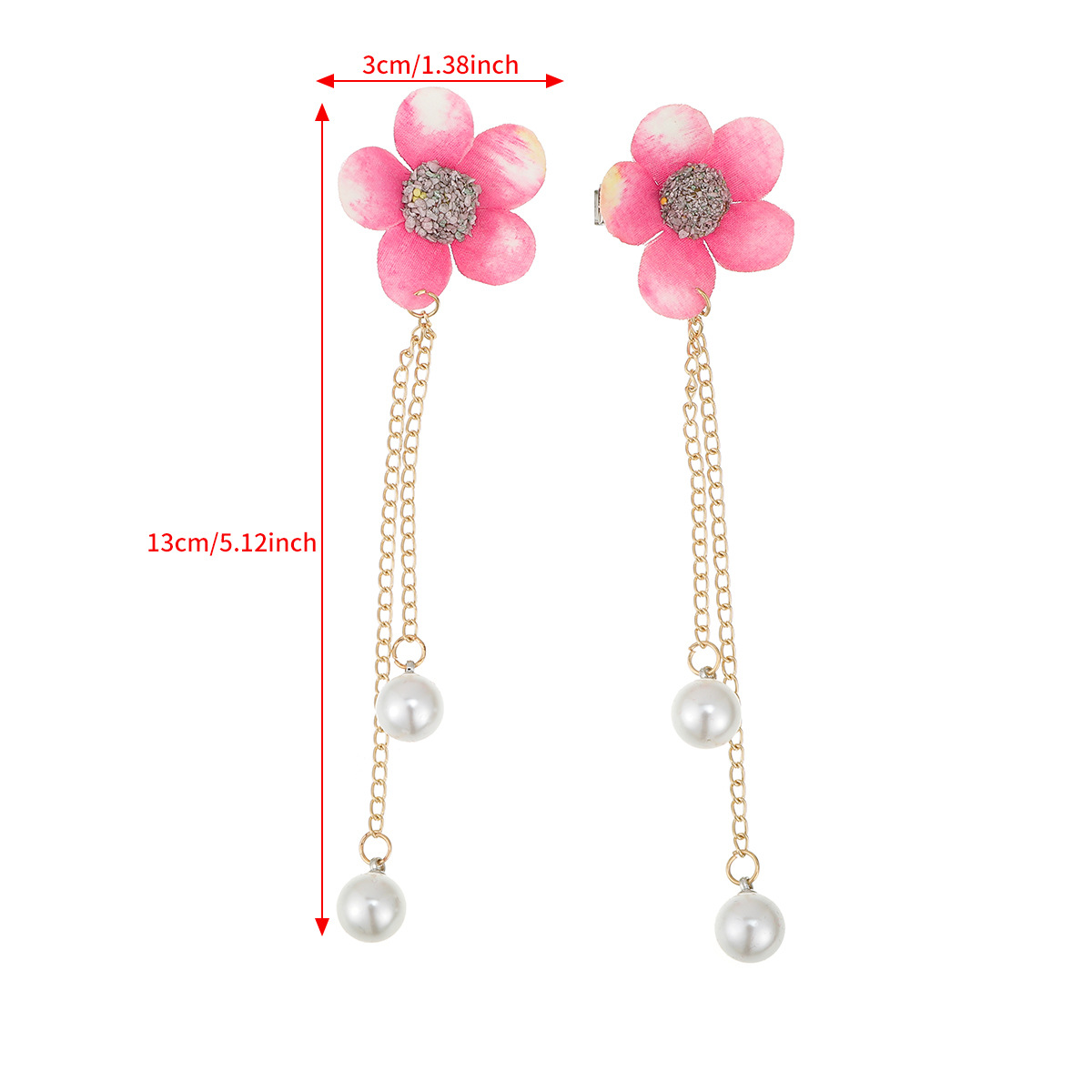 Women's Flower Sweet Mixed Materials Hair Clip display picture 9