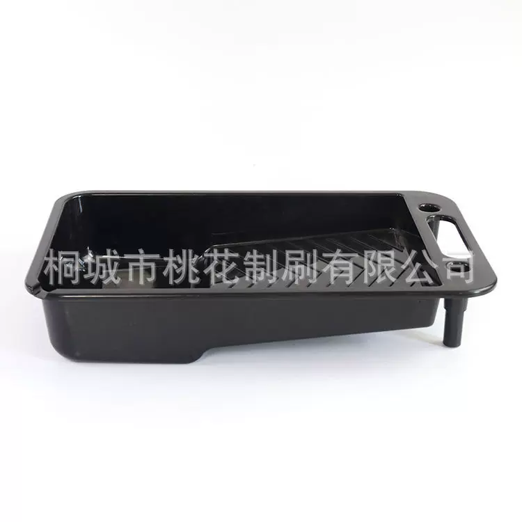 4寸黑色塑料托盘 装修油漆工具盘 配件 源头厂家批发定制