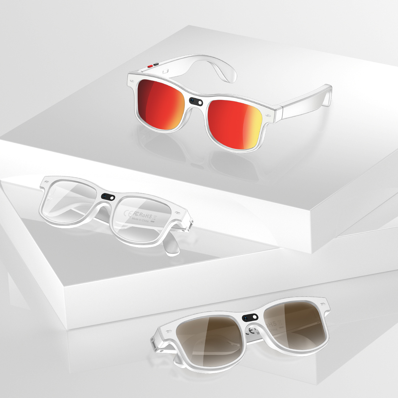 Transfronterizo G3 gafas inteligentes Ai traducción 800W fotos de video gafas de reconocimiento de imágenes Bluetooth llamadas musica al por mayor