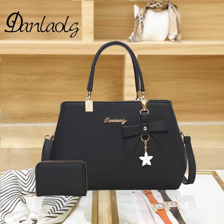 [Productos de Guangzhou] bolso de mujer de gran capacidad otoño 2025, bolso de boda con lazo de alta calidad para mujer