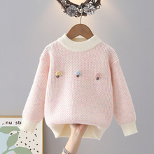 Ůͯ��ë����2025�ﶬ�¿ͯᘿ�����ë��Girl cute sweater
