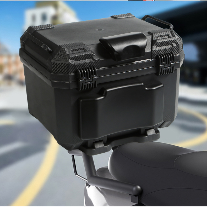 45L motorcycle trunk, large-capacity electric vehicle trunk, storage box, modified trunk for delivery personnel