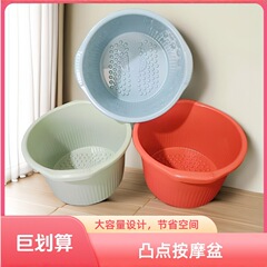 大きいサイズのマッサージは足を浸します。