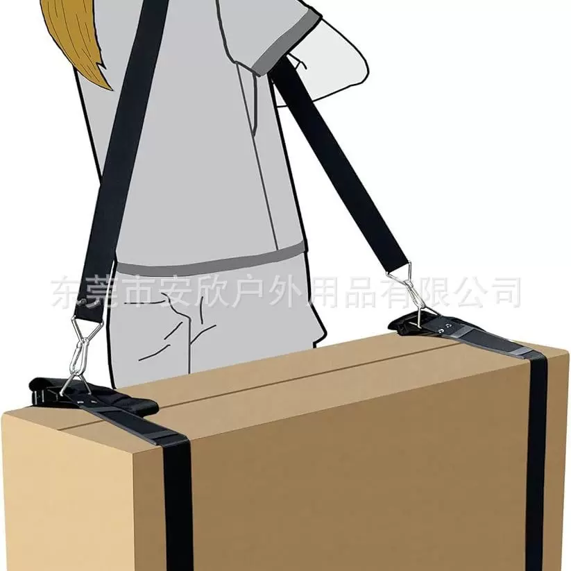 厂家尼龙货物绑带可折叠空运货物绑带皮划艇肩带搬家野营收纳绑带