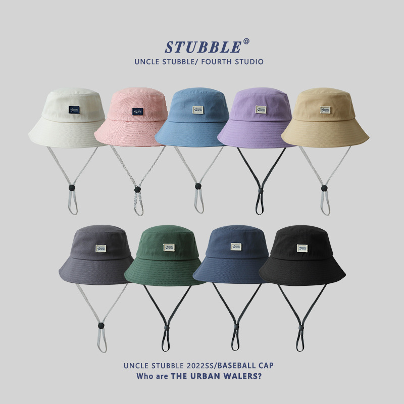 Original large head circumference fisherman hat plus size four seasons men and women face small sunshade basin hat factory direct sales wholesale