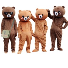 熊卡通人偶服裝熊本熊玩偶服傳單活動表演服飾道具人偶裝衣服