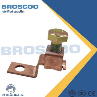 Power Fittings Special-Shaped Wire Clamp Bolt Wire Clamp Grounding Rod Manufacturer Direct Sales Copper Wire Clamp 90 Degree Bending Wire Clamp
