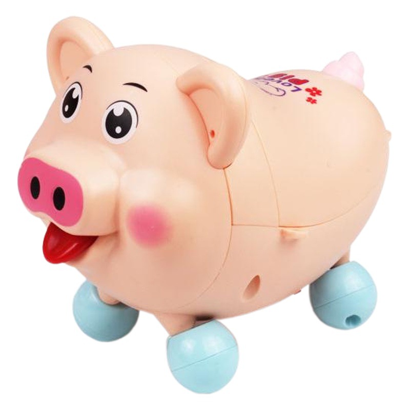 Silbato eléctrico cerdo TikTok mismo cerdo de inducción controlado por voz música ligera juguetes educativos para niños Venta caliente al por mayor