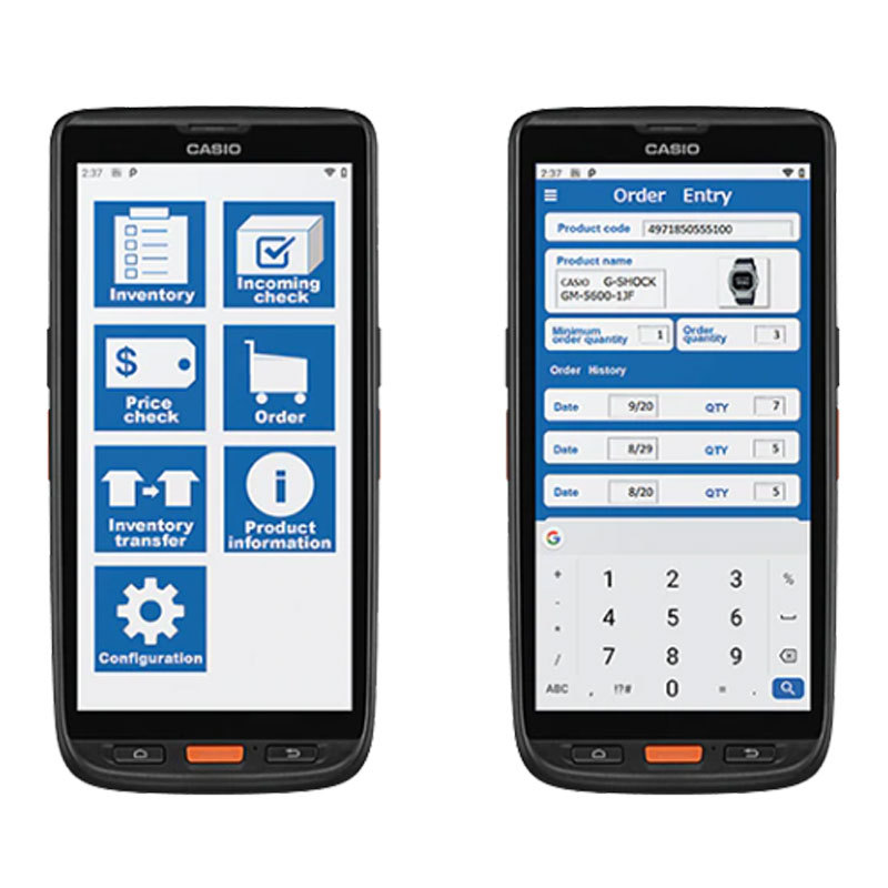 CASIO����ŷET-L10-WC21��ά��׿���������ƶ�PDA�ֿⴢ�����ն�