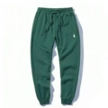 Green pants white label
