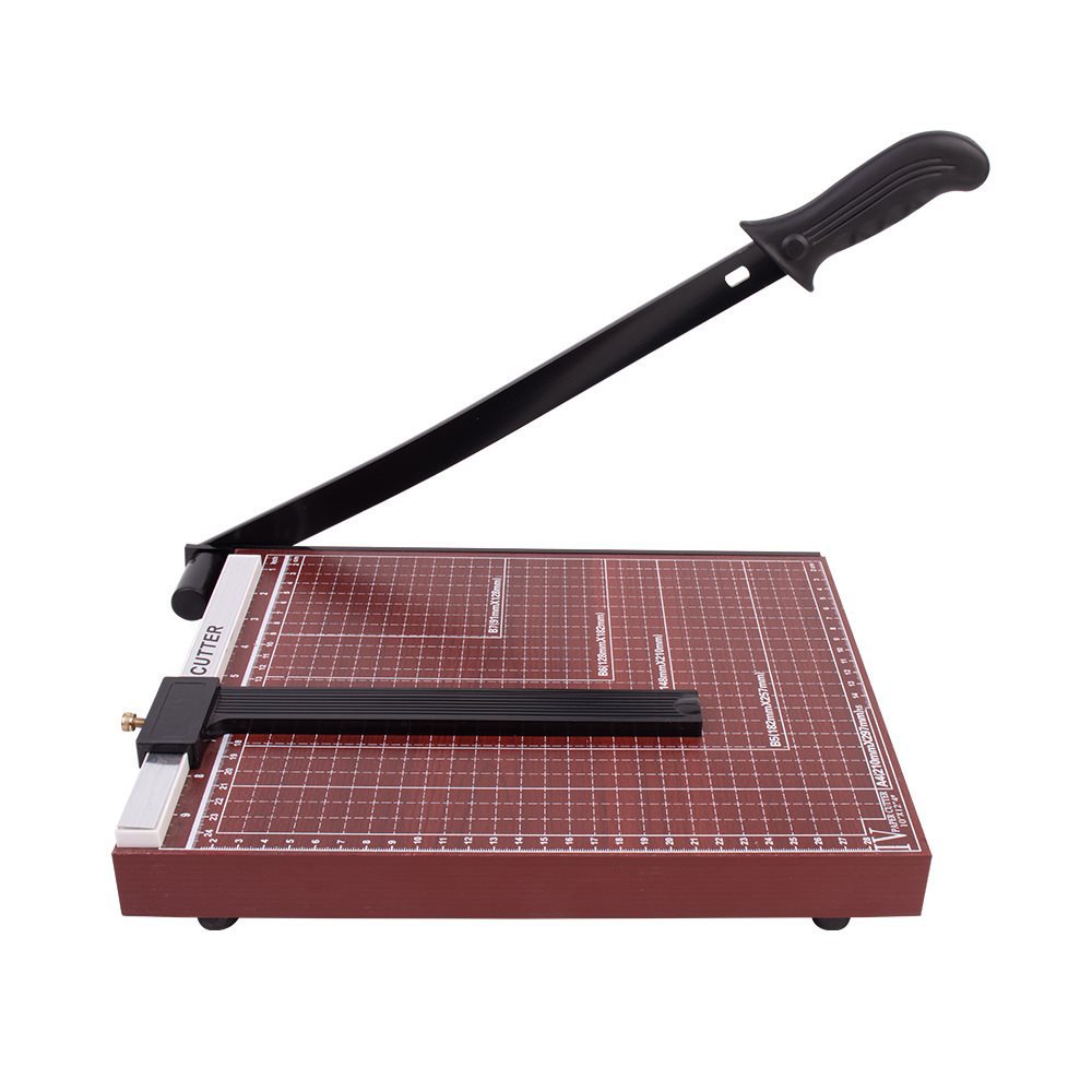 Processing wooden base paper cutter small manual paper cutting…