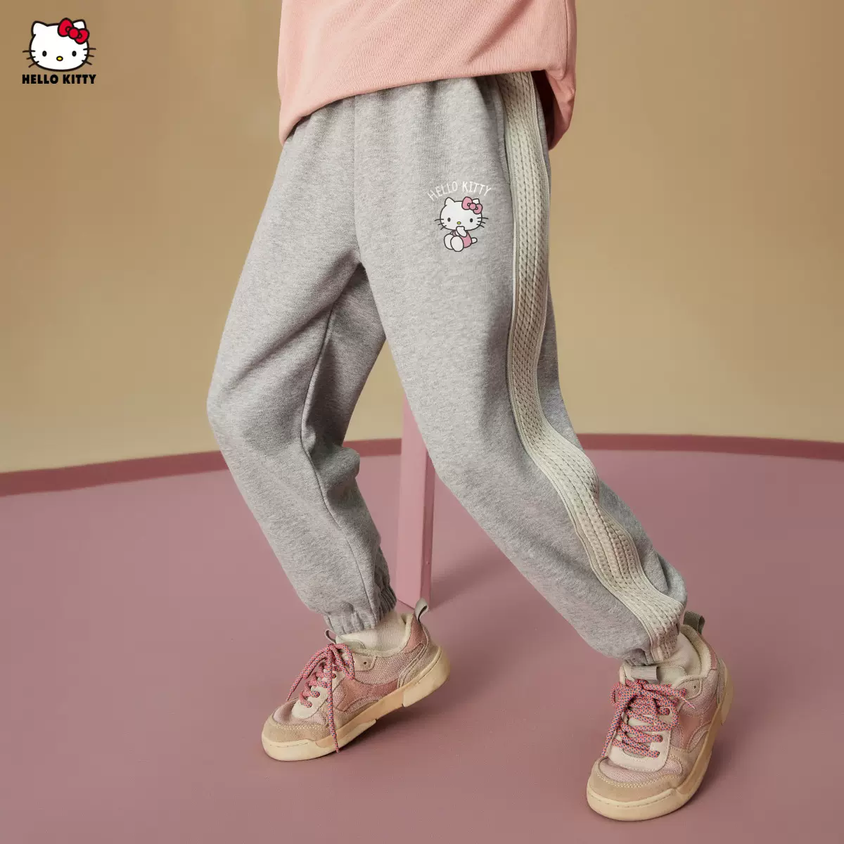 女童春秋季裤子2025新款儿童装小女孩百搭洋气宽松舒适时髦休闲裤