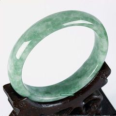 天然正規品A品旺夫真玉ブレスレット女性金貴州翠緑浮花玉ブレスレット少女史