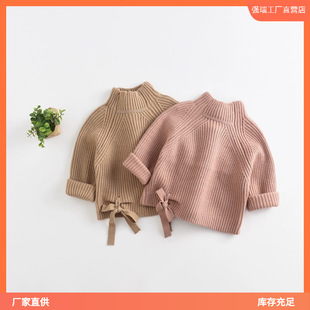 Baby coat autumn and winter 2025 new pullover western style sweater sweater children's base sweater girls trend