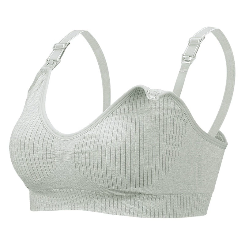 Послеродовой беременные матери без стального кольца Передняя открывающаяся пряжка плюс размер Бюстгальтер для кормления бесшовный удобный бюстгальтер для кормления Нижнее Белье для беременных