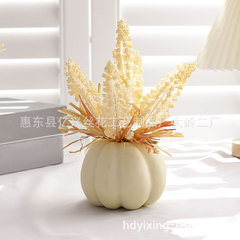 模擬植物カボチャホームオフィスデスク装飾装飾品造花緑植物盆栽ハロウィン秋装飾