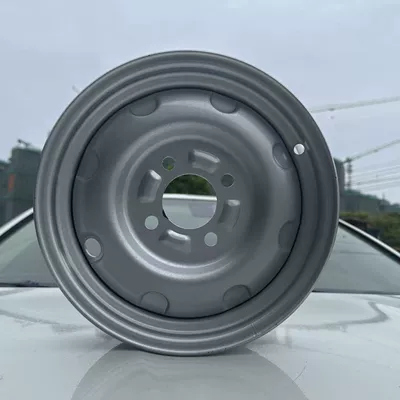 Electric tricycle rear Motorcycle wheel hub - 400-12-thick-rear-wheel-straight-mouth-silver-32kg