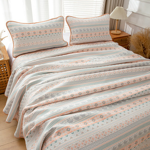 Wholesale six-layer gauze soft mat sheets tatami increase cotton breathable non-stick soft mat sheets for hair