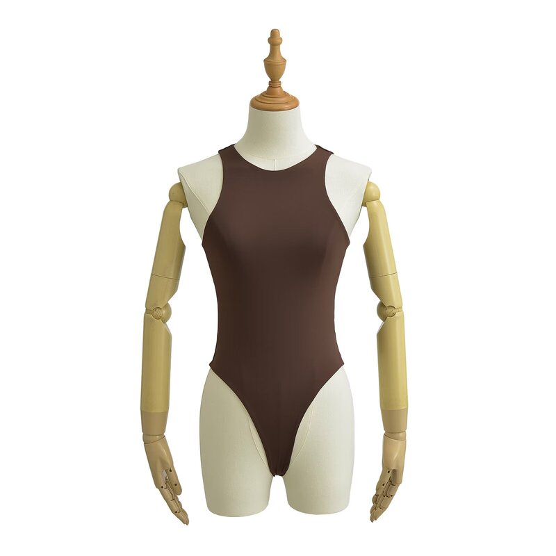 European and American Skims Slim-fit Narrow Shoulder Vest Jumpsuit Women's Outer Wear Slim Inner Sleeveless Top Sling Base Shirt