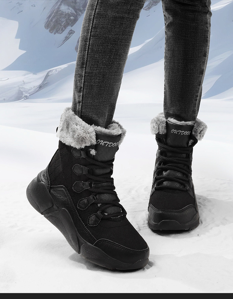 Damen Stiefeletten, Kampfstiefel, wasserdicht, Militär, Western, mittelhoher Absatz, spitze Zehenpartie, Reißverschluss, Schnürstiefel, Sportstiefel_voghion.com