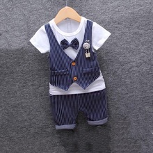 new summer short-sleeved suit two-piece suit vest