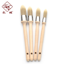 亚马逊长城牌501尖头圆头油漆刷勾缝隙拐角刷漆涂料粉绘画笔刷子