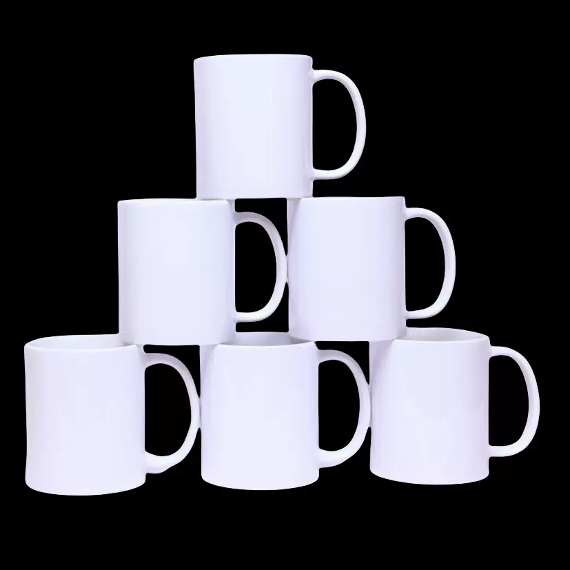11oz转印热升华涂层杯公司陶瓷杯水杯logo陶瓷马克杯定制创意