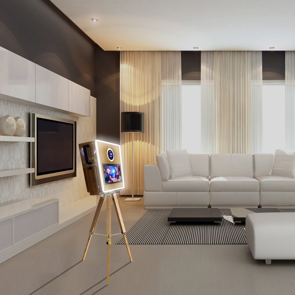 国外趋势品wooden photo booth自拍照相亭婚礼派对聚会活动神器