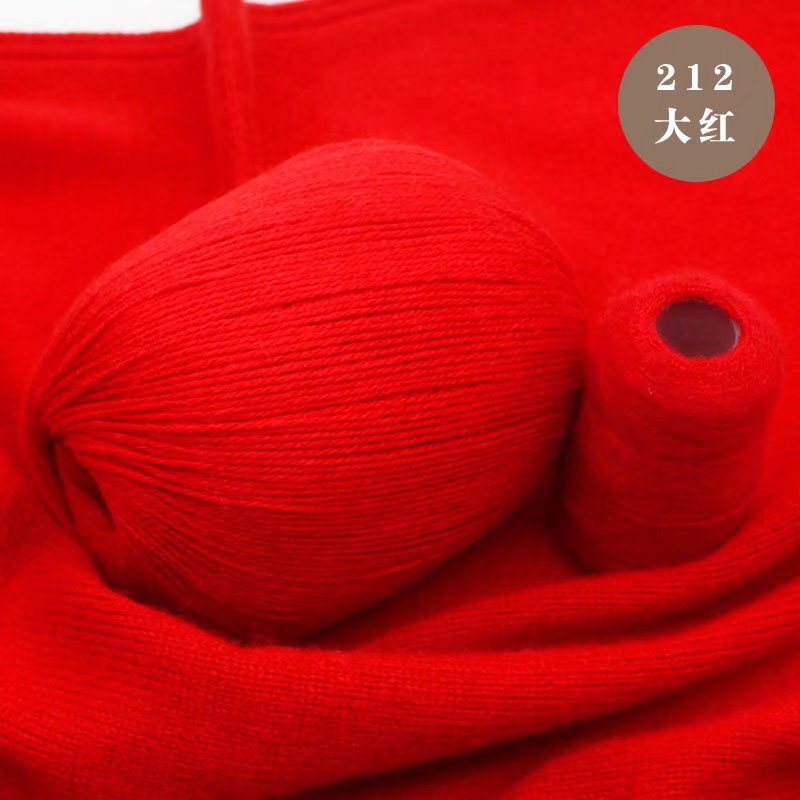 Hilo de Cachemira tejido a mano al por mayor bebé anti-pilling conejo lana medio grueso lana DIY lana tejida bufanda suéter