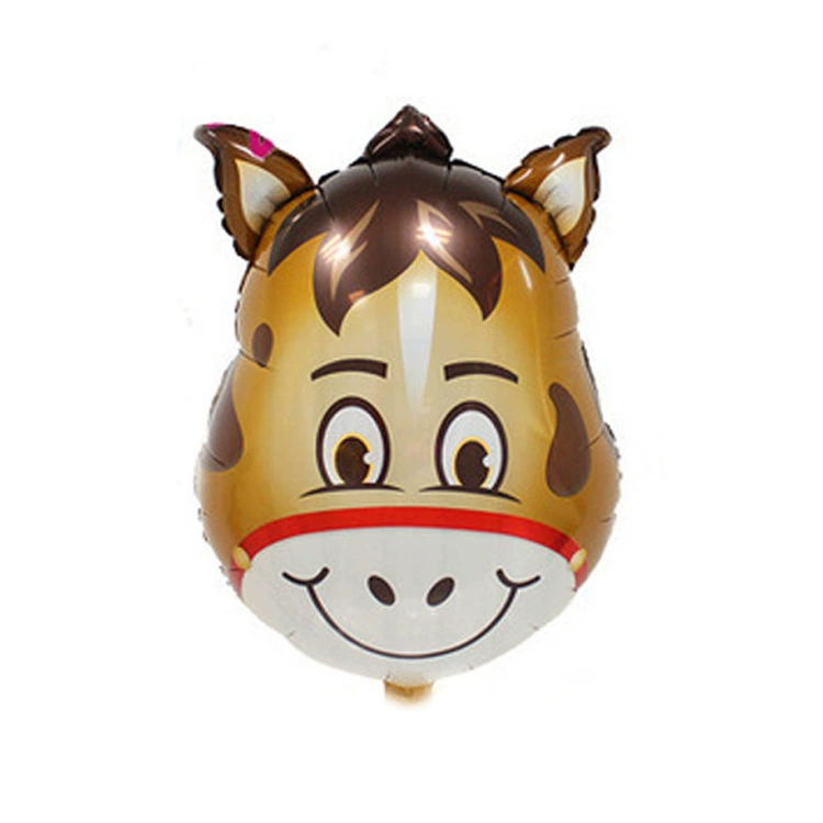 Cartoon balloon, lion, tiger, monkey