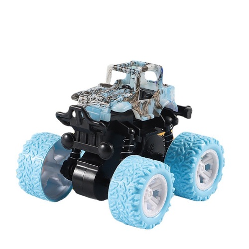 Children's simulation fall-resistant off-road vehicle inertia car boy toy big wheel four-wheel drive vehicle new stall hot sale