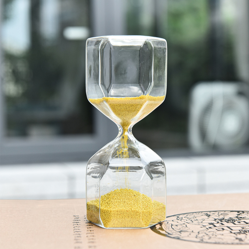 Creativa cuentas de oro reloj de arena moderno minimalista Nórdico regalo personalizado decoración del hogar regalo decoración de escritorio sin tiempo