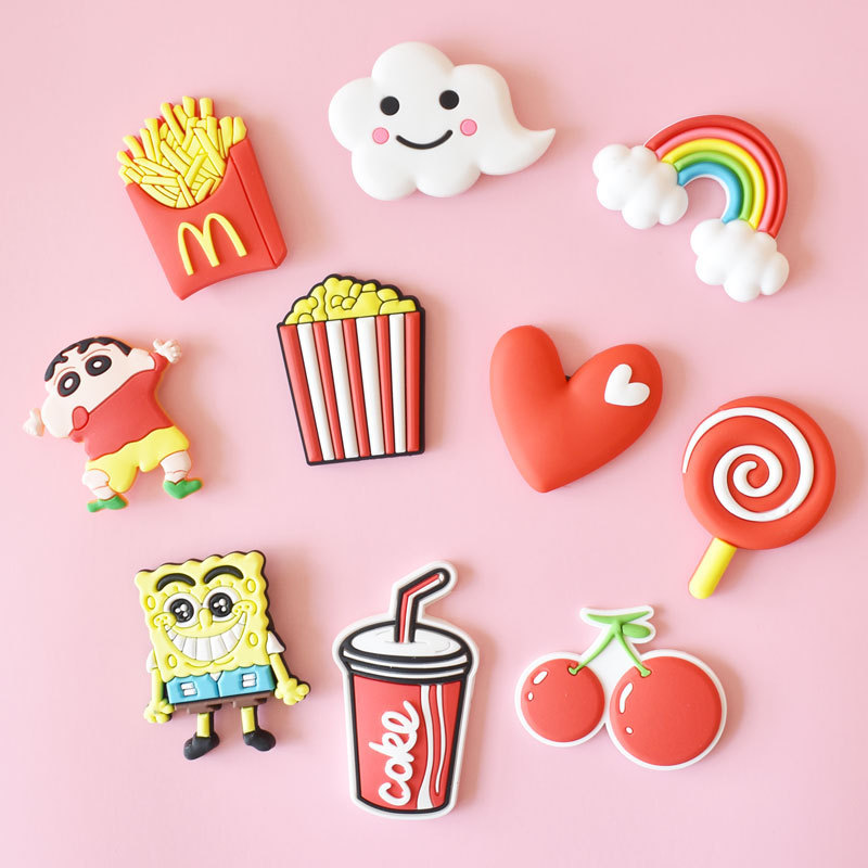 Cartoon sponge children's cute fridge magnet from soft rubber