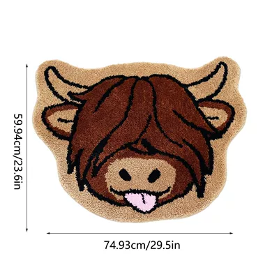 Absorbent Non-Slip Foot Mat Toilet, Avtomobil döşəmə paspasları - calf-6075cm-imitation-cashmere