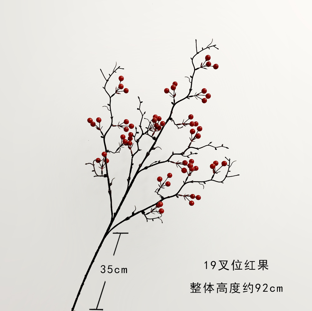 19 포크 붉은 과일