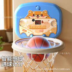 子供用屋内バスケットボールスタンド家庭用パンチフリー壁掛けスコアベビーバスケットボールフレームおもちゃTik Tokクロスボーダー卸売